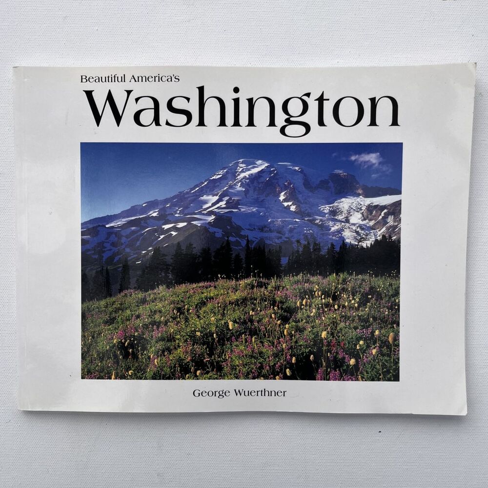 Beautiful America's Washington by George Wuerthner Paperback Pre-Owned GC‎